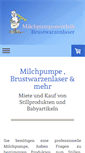 Mobile Screenshot of milchpumpenverleih.com