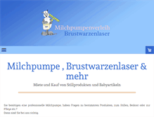 Tablet Screenshot of milchpumpenverleih.com